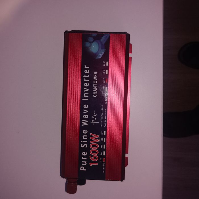 Преобразователь напряжения 1600W (800W) 12V-220V с чистой синусоидой