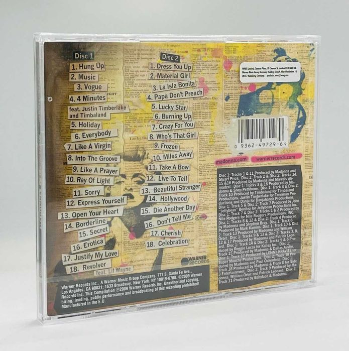 Madonna – Celebration / 2 CD (2009, E.U.)