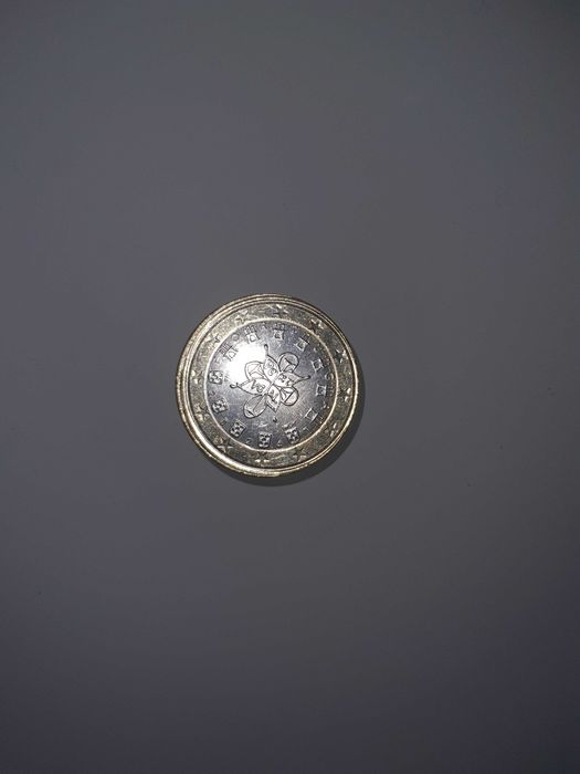 Moeda 1€ com defeito de cunhagem