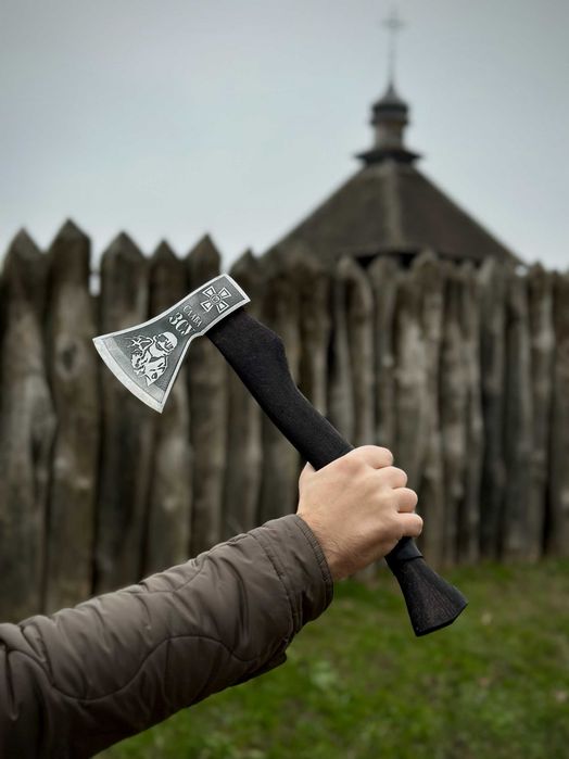 Сокира ручної роботи Слава ЗСУ TR25 Подарок топор ручной работы