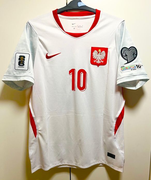 Koszulka Polska Zieliński #10 Reprezentacja Biała 2026