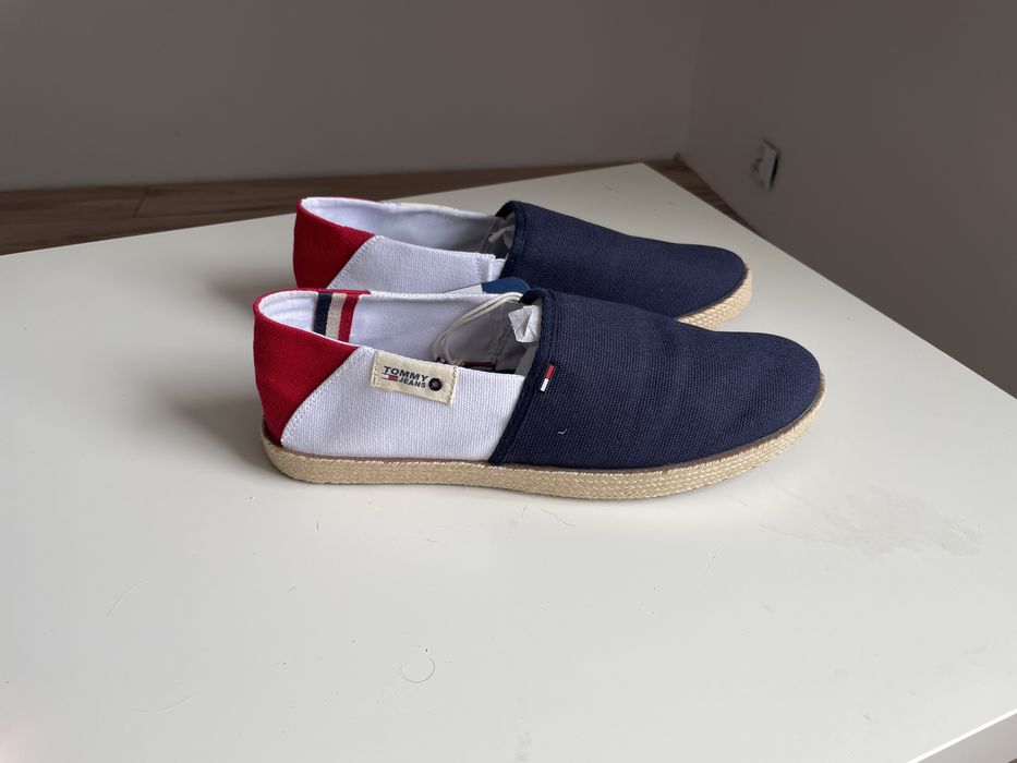 Meskie espadryle tommy hilfiger jeans tenisowki 42