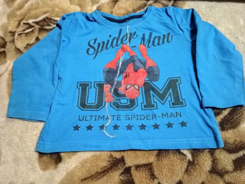Bluzka długi rękaw motyw Spiderman chłopiec rozm 98