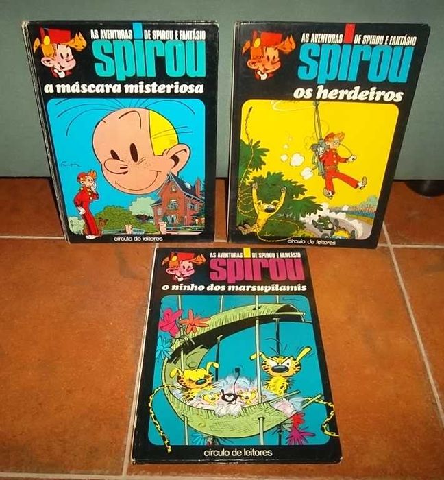 SPIROU - BD edição portuguesa Meribérica, Publica, Arcádia, Asa, etc