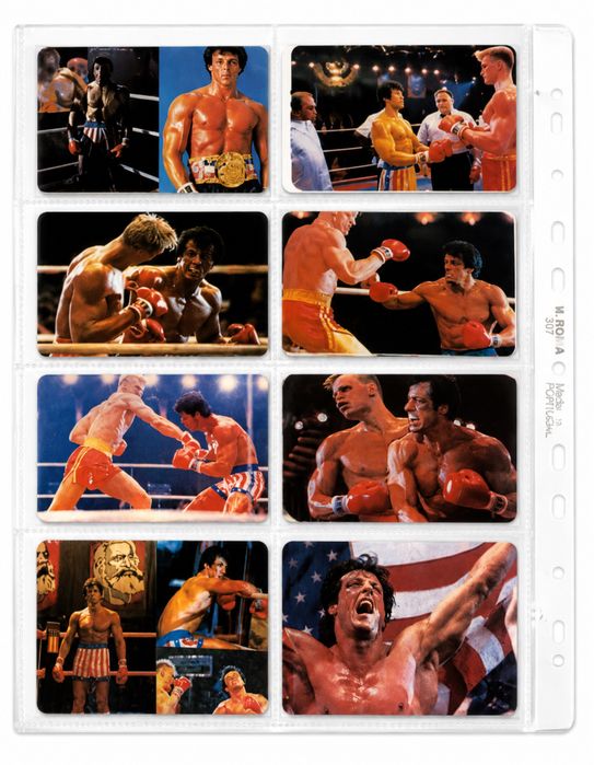 Lote 30 Calendários de Bolso Anos 80 – Rocky, Rambo, Cobra e Stallone