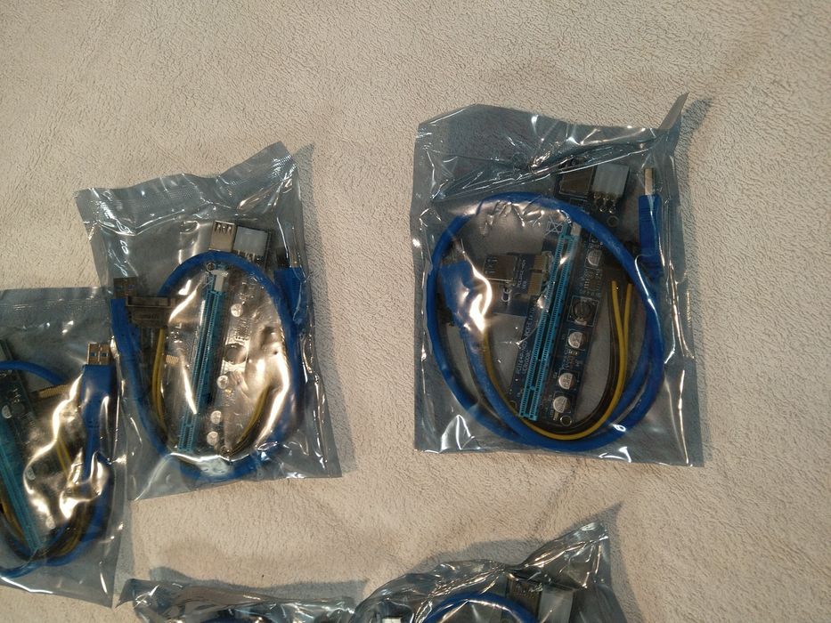 Riser PCI-E express 6 pin 5 sztuk