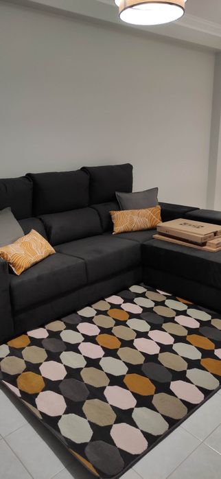 Sofá Chaise Longue Preto – Muito Estimado e Confortável