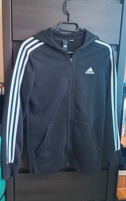 Bluza czarna adidas sportowa