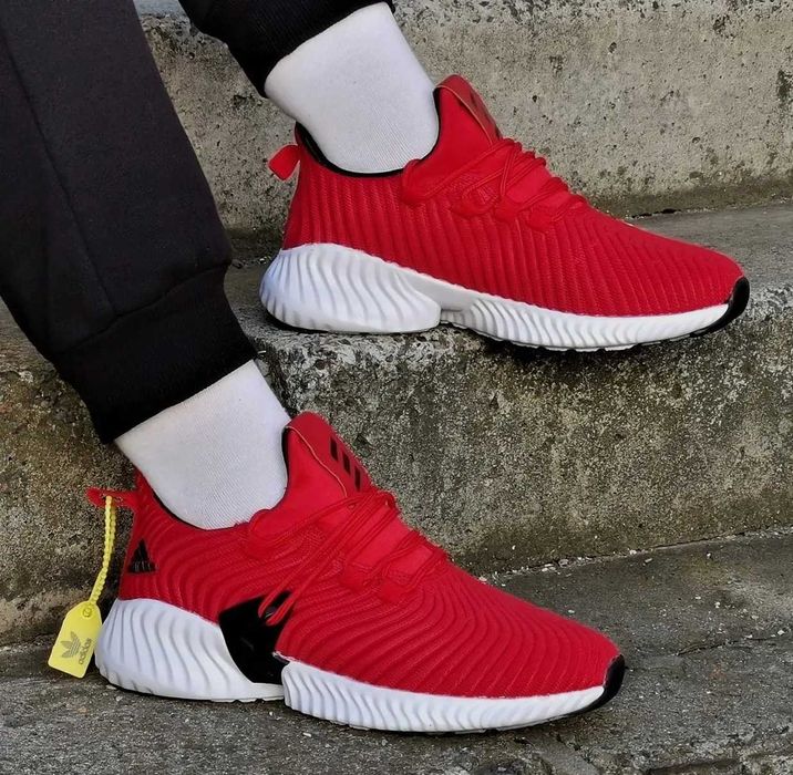 Кроссовки Adidas Alphabounce красные мужские Адидас