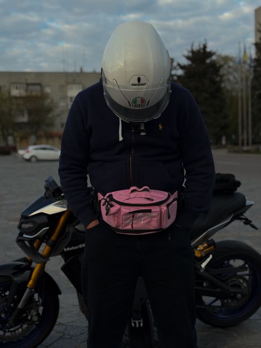 Мото-сумка Alpinestars ЧОРНА/РОЖЕВА