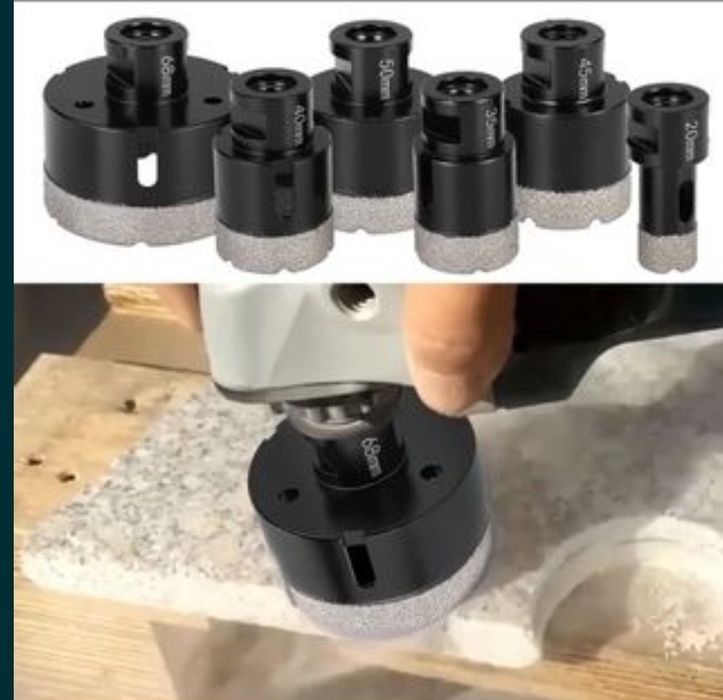 Алмазні коронки для плитки, керамограніту