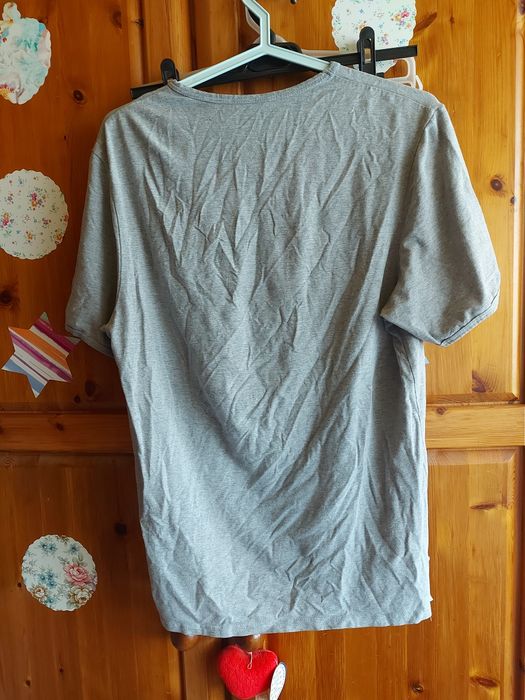 T-shirt szary męski rozmiar L/XL