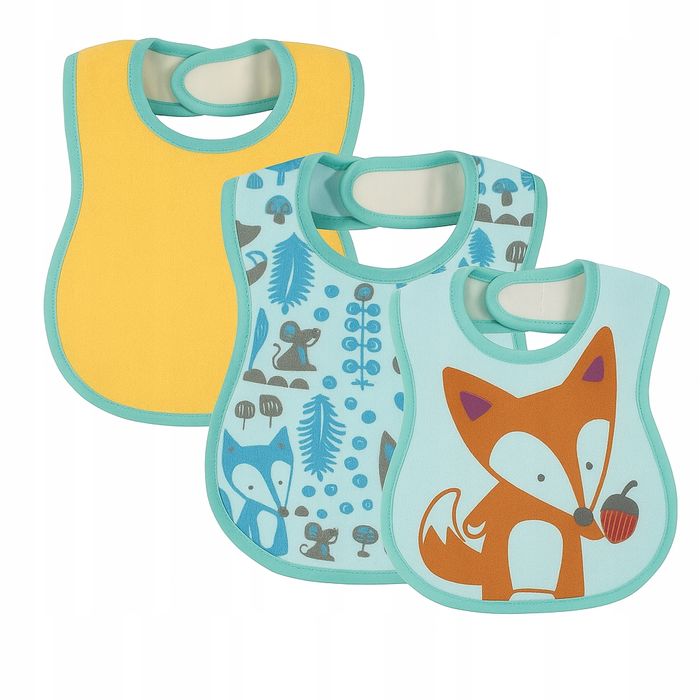 Chicco śliniak dla dziecka 6m+ komplet 3 szt