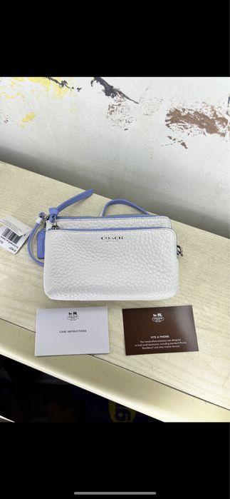 Мини сумочка из кожи Coach оригинал абсолютно новая с магазина