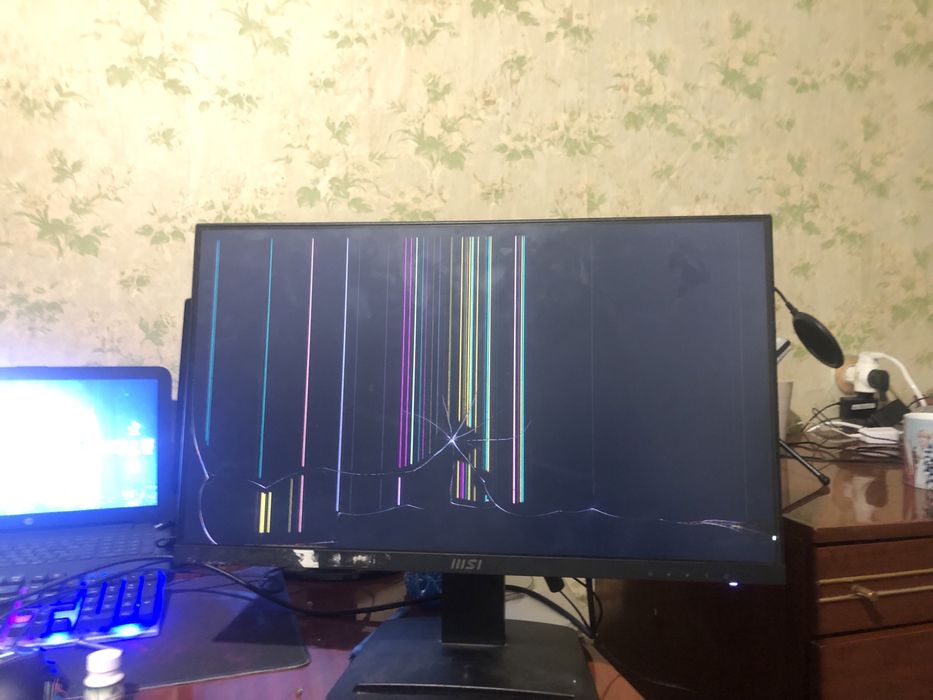 Монитор MSI pro mp243 разбит
