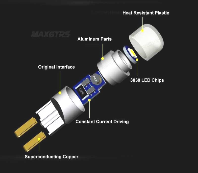 LÂMPADA LED H-POWER W5W T10