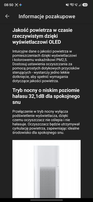 Oczyszczacz powietrza Xiaomi Air Purifier 430W biały