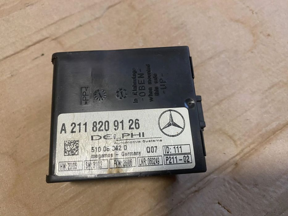 Moduł sterownik alarmu Mercedes S-Klasa W220 OE