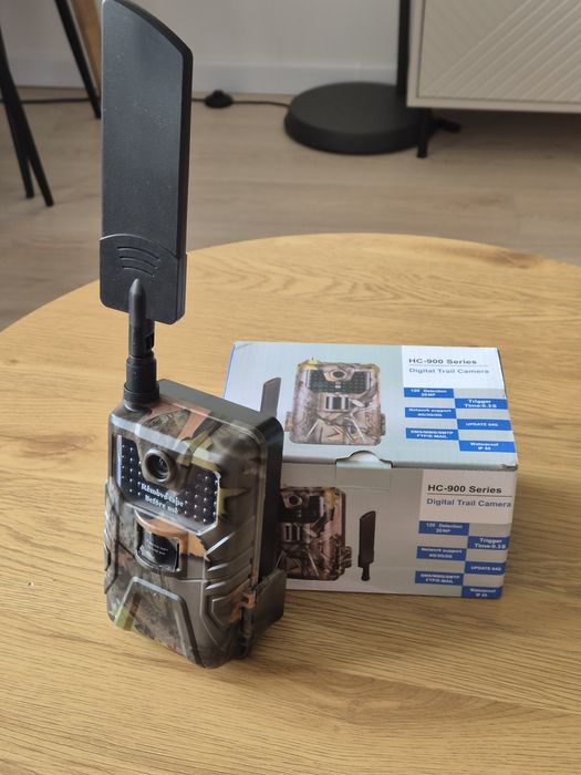 Nowa fotopułapka GSM SIM MMS 2G HC900M kamera leśna na budowe hc300m