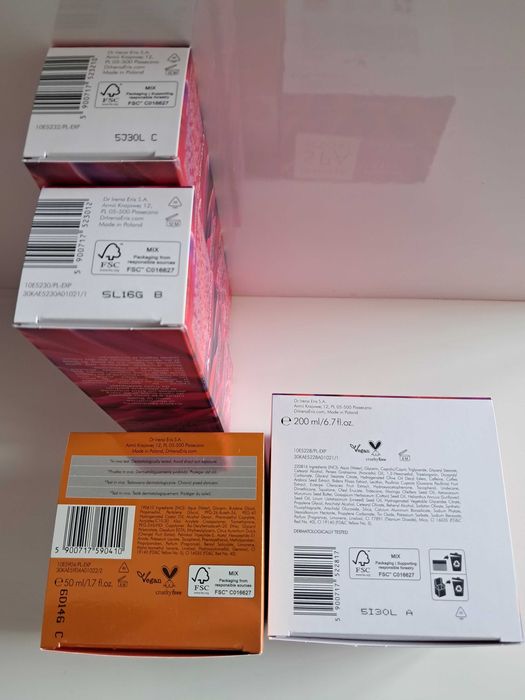 Dr Irena Eris Vibrant Rio Body Balm Body Oil Bust Cream Face Zone Mask