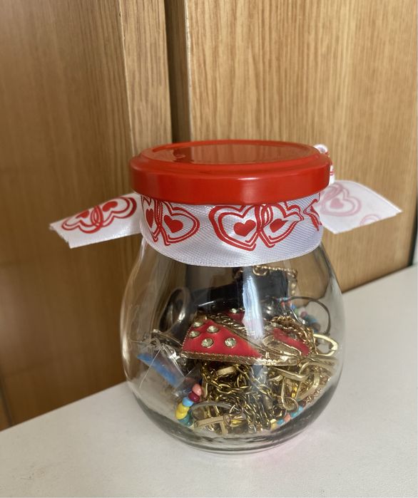 mystery jawellery jar słoiczek z biżuteria