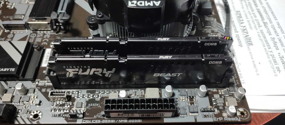 Ryzen 5 7600 + мат. плата Gigabyte B650M D3HP