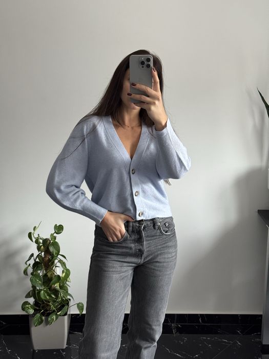 Кардиган голубий від італійського бренду  rich&royal xs/s