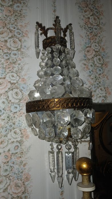 Aplique parede "cristal" 2 peças
