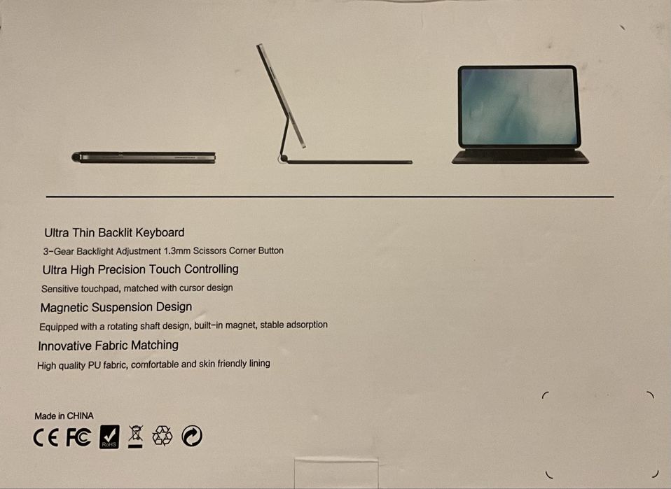 Capa Magnetica com Teclado Ipad 10 / A16