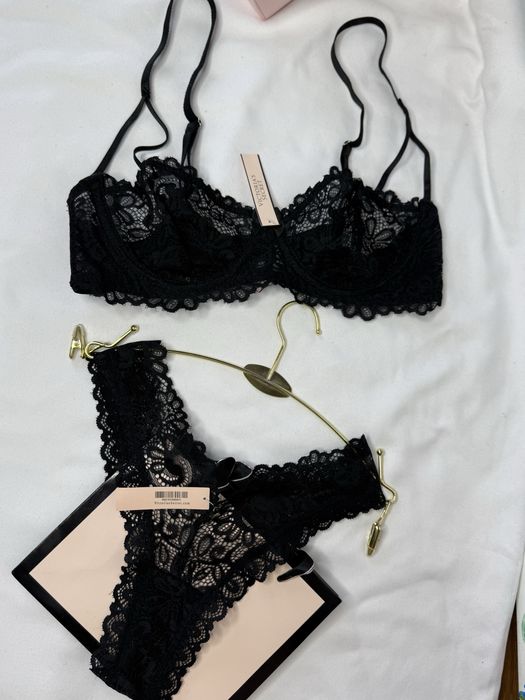 Комплект білизни victorias secret Кружевной комплект белья без пушап