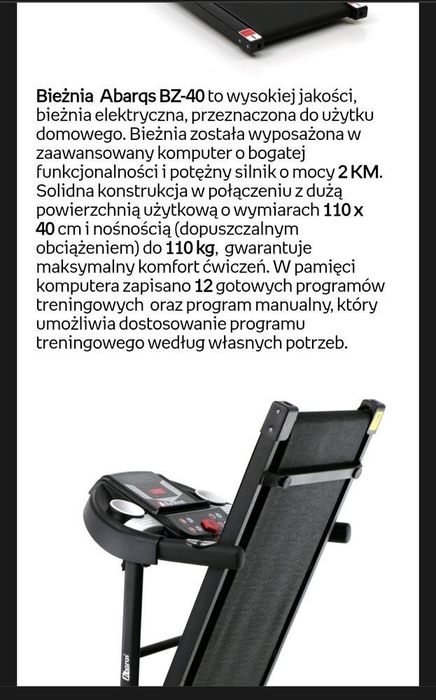Bieżnia elektryczna !!!cena do końca tygodnia!!!