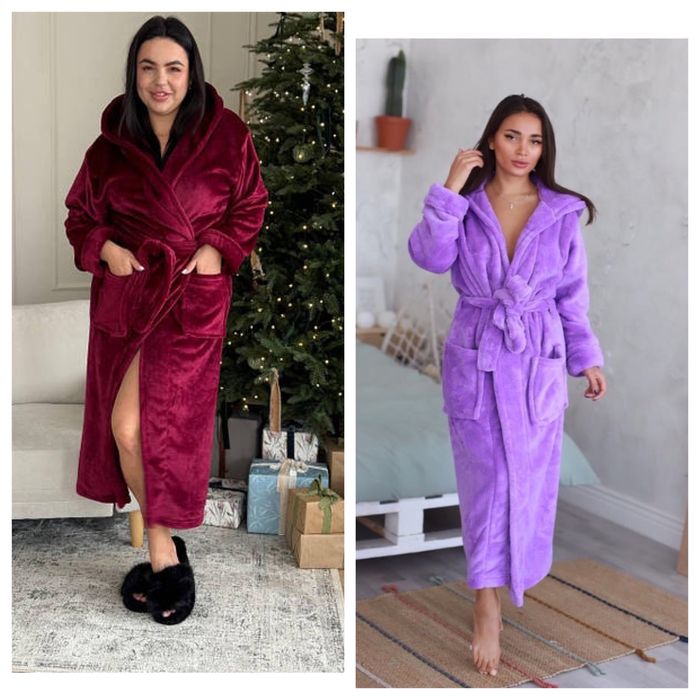 Женский махровый халат больших размеров, батальні жіночі халати