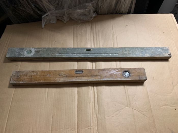 Stara drewniana poziomica