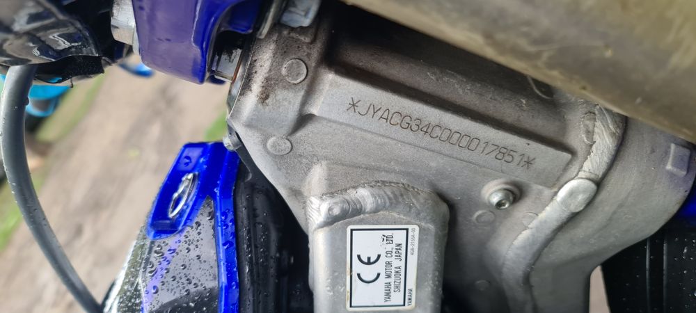 Yamaha yx250f 2016 zadbany nie wymaga wkładu finansowego