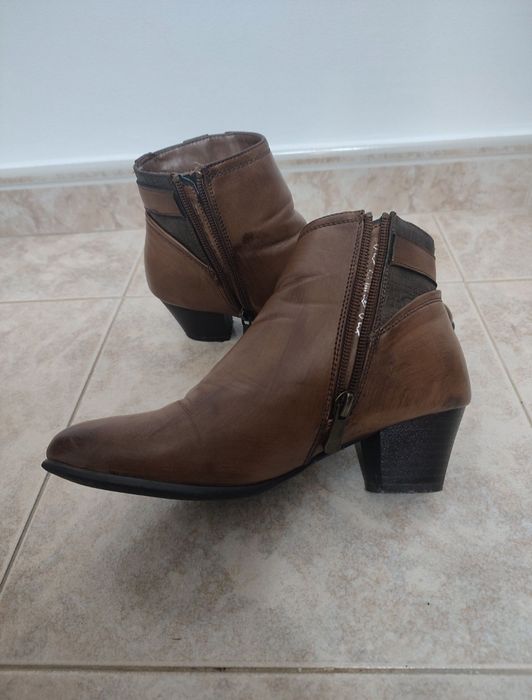 Botas em pele genuína - Footside