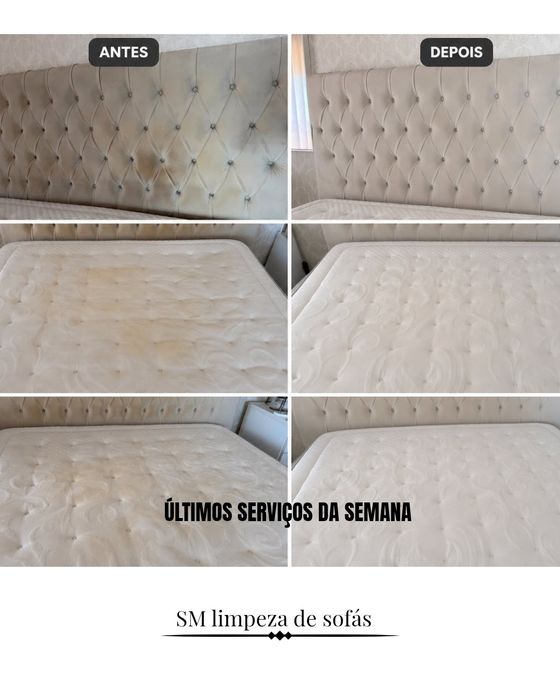 Limpeza e higienização de sofás, colchões, tapetes e cadeiras ao domicílio.