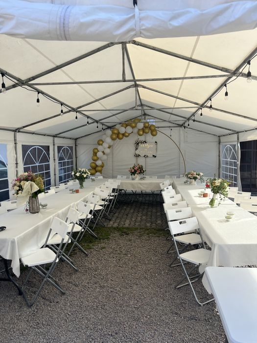 Namiot 5x8m plenerowy ogrodowy imprezowy WYNAJEM