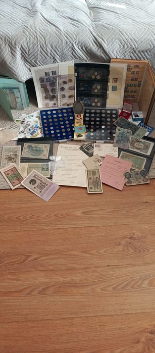 Wielki zestaw staroci że zdjęć