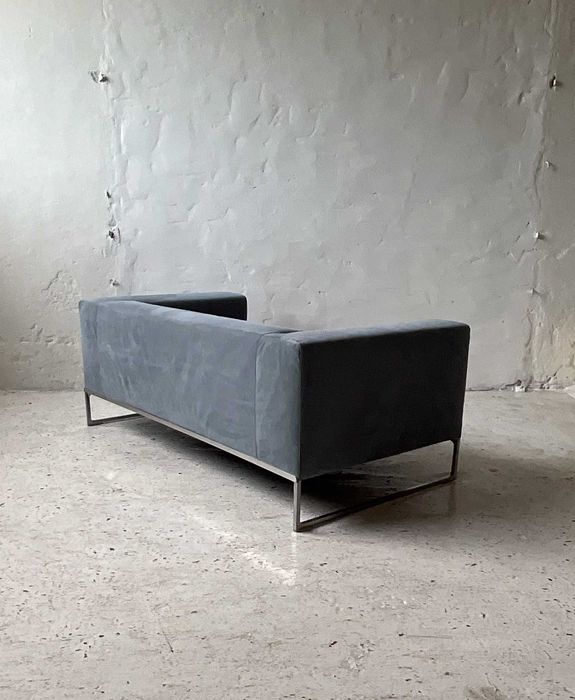B&B Italia sofa Dado proj. Antonio Citterio skóra zamszowa design