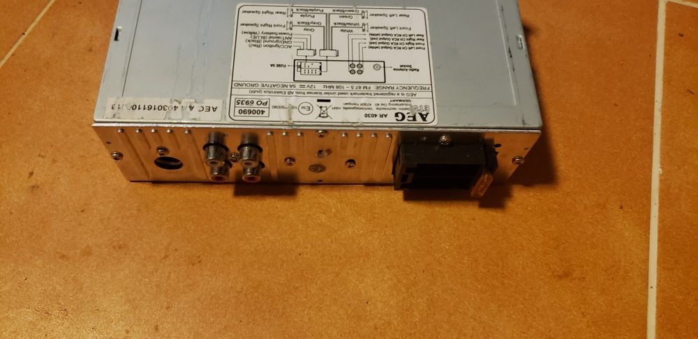 Auto rádio AEG como novo
