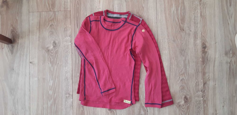 Komplet koszulka welna merino128/134 ulvang jak devold