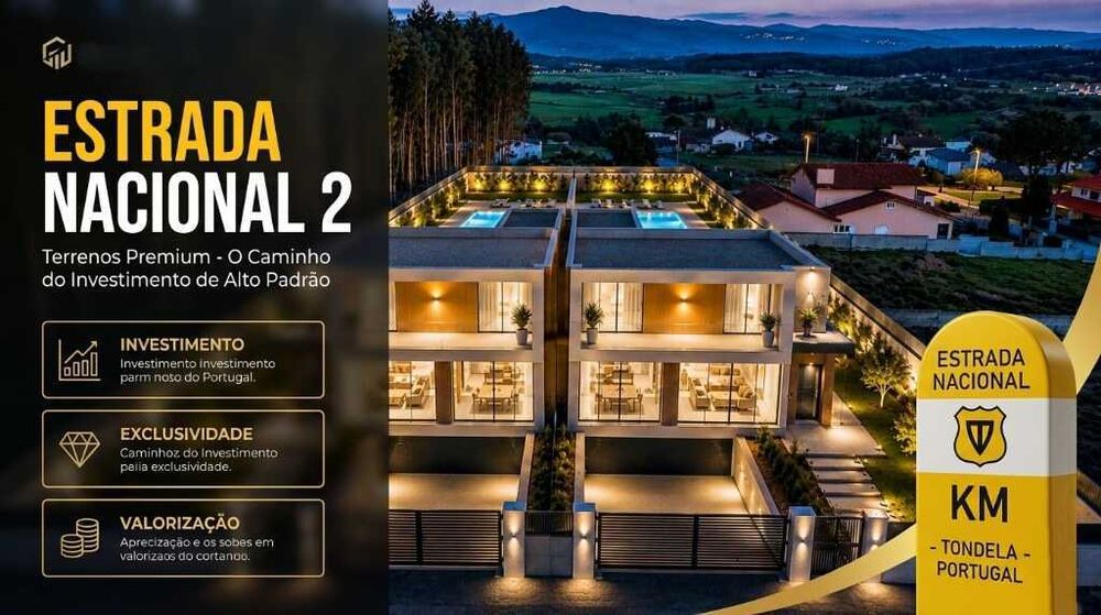 Terreno 2000m² N2 Tondela | Vista Caramulo | Construção 900m²