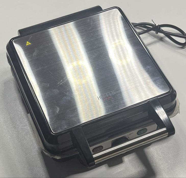 Gofrownica HOFFEN 1100W na 4 gofry stal nierdzewna