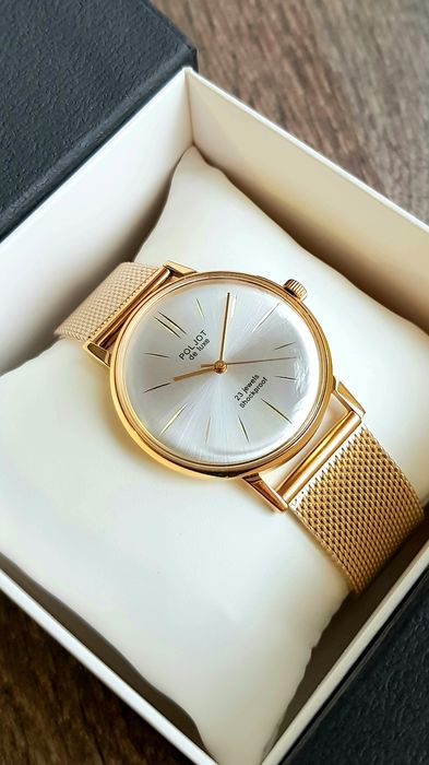 Годинник Політ Poljot de luxe Shockproof  23 rubin jewels Cal. 2209 SU