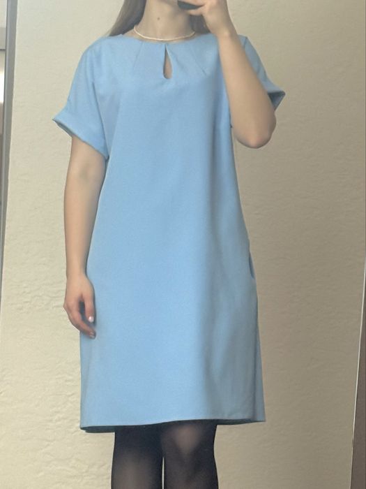 Плаття міді, прямого крою,  L