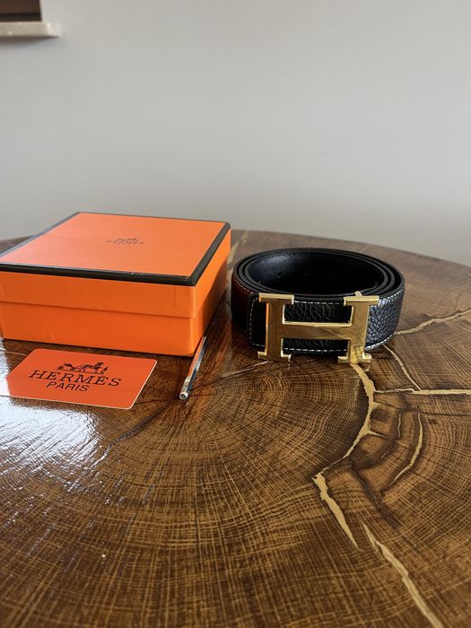 Pasek Hermès złoty