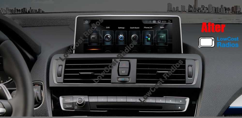 Auto Rádio GPS ANDROID BMW (Série 1, 2, 3 e 4) F20 F21 F22 F30 F31 F32