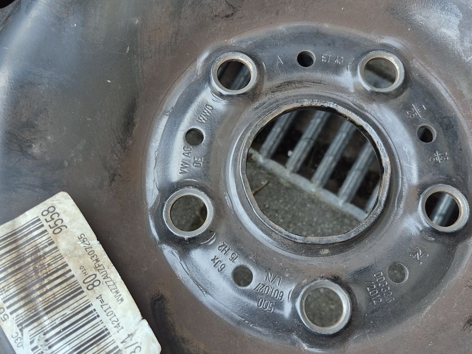 Felgi, kołpaki, opony Continental 195/65 r15 VW GOLF VII