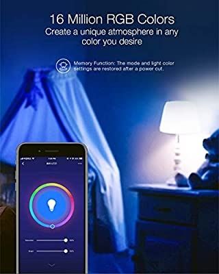 NOVA! Lâmpada Wi-Fi BlitzWolf BW-LT21 Smart LED 10W RGB