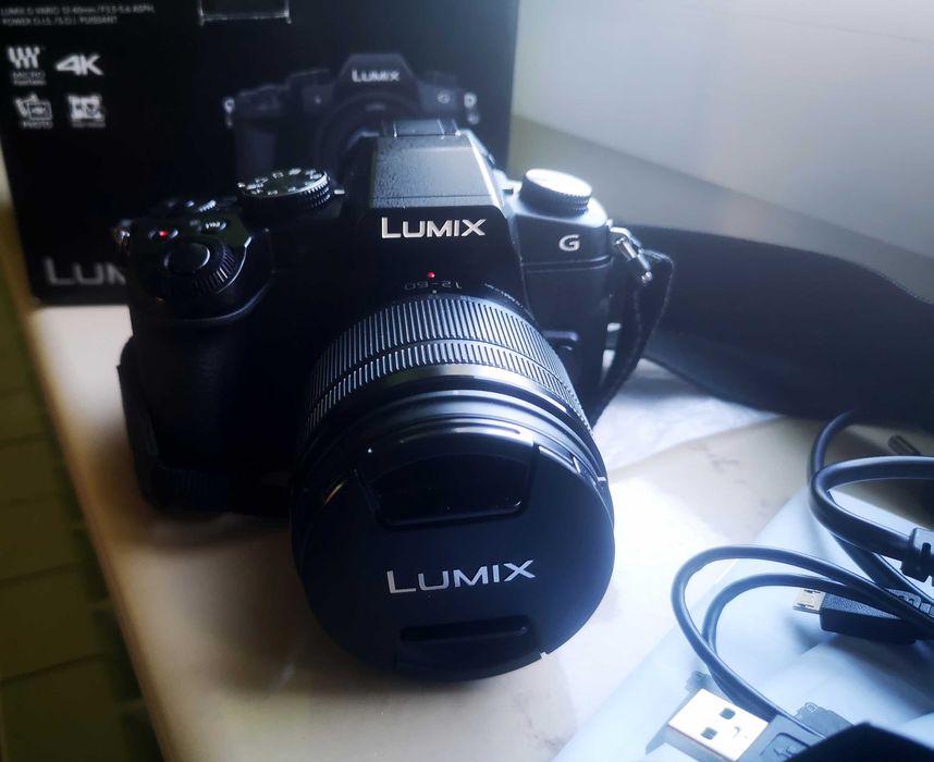 Panasonic DMC-G80M Lumix bezlusterkowy aparat cyfrowy + obiektyw